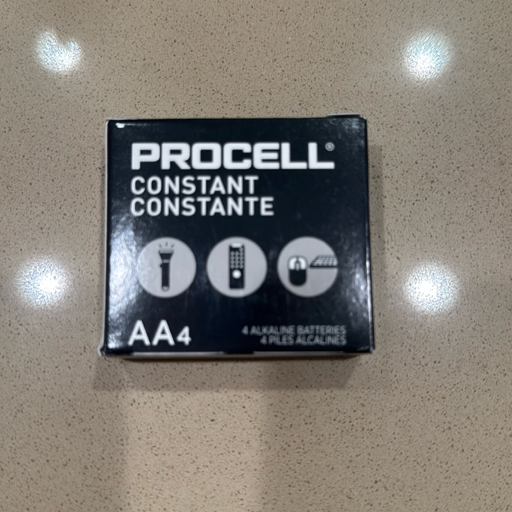 4 new procell AA batteries new never used